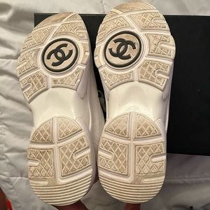 Gently worn authentic Chanel Trainer sneakers